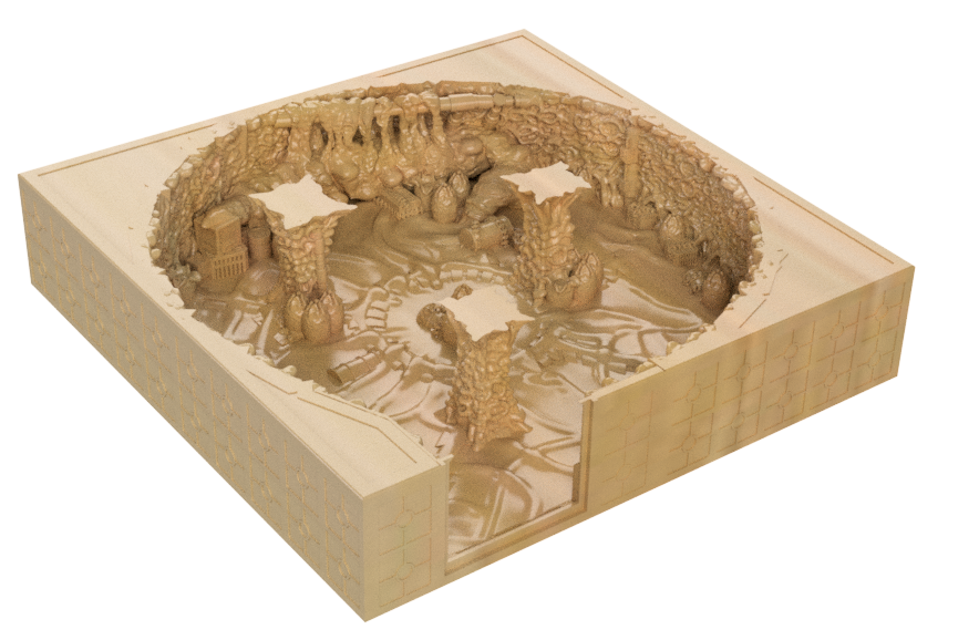 Alien Queen Chamber | Alien-Inspired Sci-Fi Terrain STL – Lv427Designs