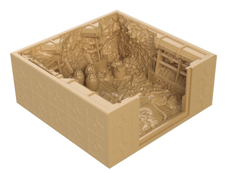 Alien Corridor Deadend with Colonists – Lv427Designs