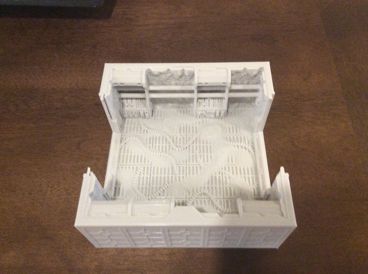 Alien Corridor Straight | Modular Sci-Fi Corridor Terrain STL ...