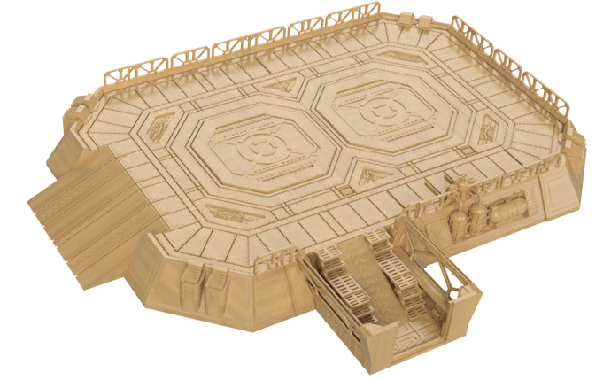 lv427-designs landing pad 6 aliens star wars sci fi 3d print terrain