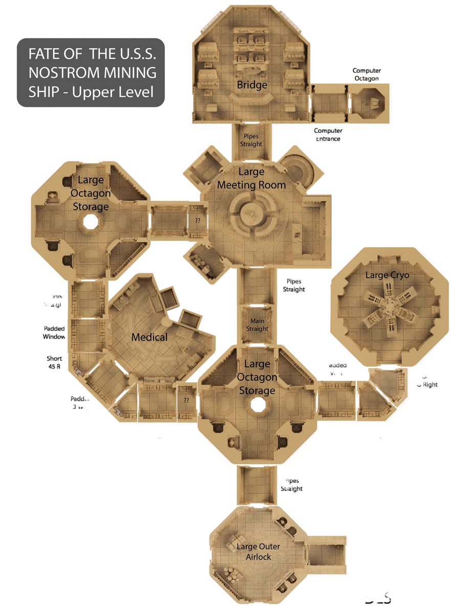 U S S Nostrom Our Map Lv427Designs U s s nostrom our map lv427designs