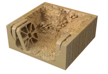 Load image into Gallery viewer, 3D printable sci-fi terrain featuring rocky mine dead ends for tabletop gaming. Expand your Alien-inspired battlefield with LV427-Designs modular terrain for immersive sci-fi wargaming.