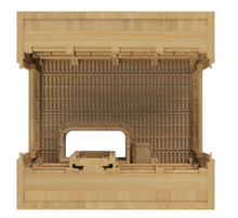 Load image into Gallery viewer, aliens industrial corridor ladder lv427-designs 3d printable sci fi terrain3 top view