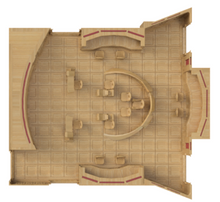 Load image into Gallery viewer, a star trek bridge 3d printable sci fi terrain3
