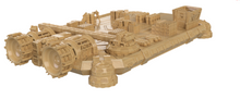 Load image into Gallery viewer, 3d printable sci fi terrain aliens covenant lander large ship platform with cargo for sci fi games1 stl crane