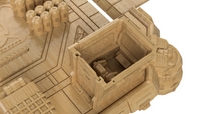 Load image into Gallery viewer, 3d printable sci fi terrain aliens covenant lander large ship platform with cargo for sci fi games1 stl cabin close up