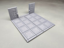 Load image into Gallery viewer, Large Open Room - Empty - connector and doorway detail, LV427-Designs 3D printable STL