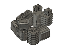Load image into Gallery viewer, lv427-designs.com modular sci fi terrain - cargo stack-1