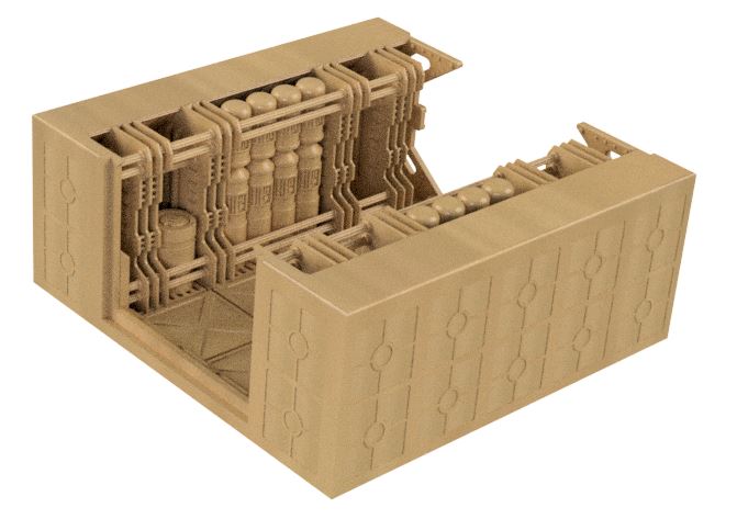 Service Corridor Header Rebel Ship Service Corridors | 3D Printable Sci-Fi Star Wars Terrain ...
