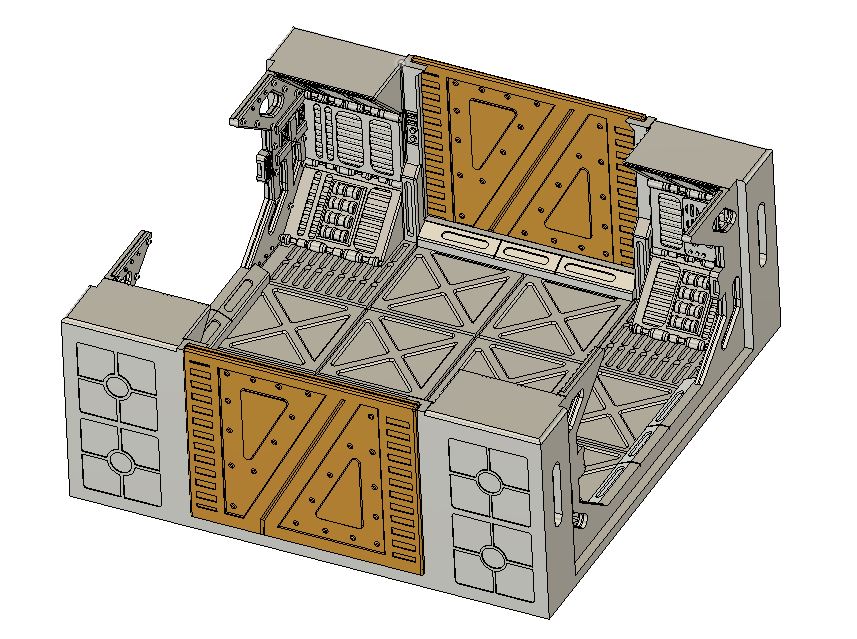 Technical Corridor - Straight 2 Door – Lv427Designs