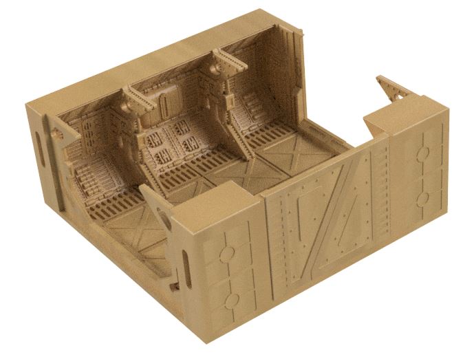Technical-Sci-Fi Corridors | 3D Printable Terrain STL Files – Lv427Designs